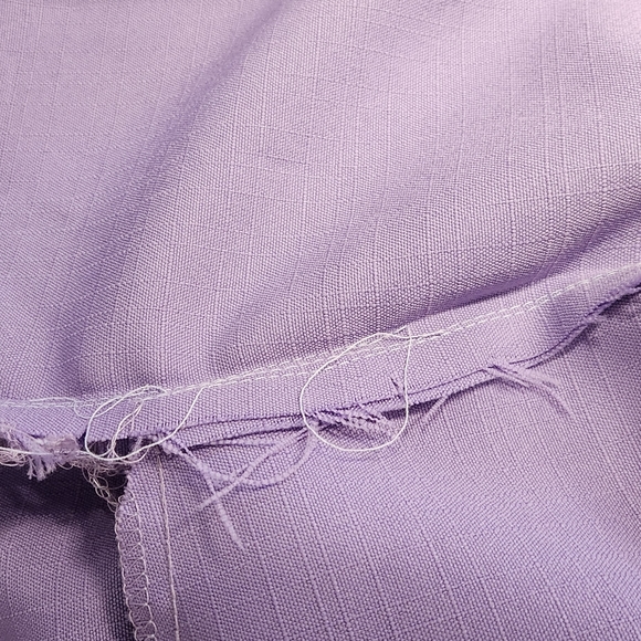 60s 70s Era Vintage Lilac Lady Carol polyester crossover button dress - Picture 10 of 10